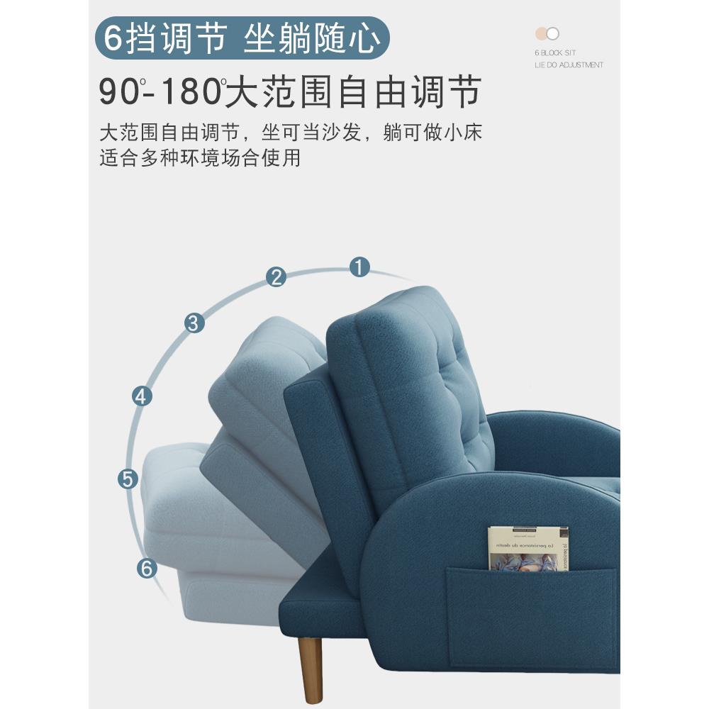 懒人椅椅榻榻阳台小型米户多功LGO能懒人沙发小躺椅两用单人沙发