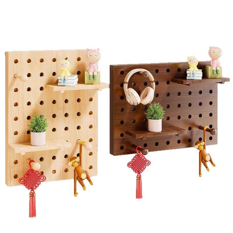 一体遮挡装饰网线洞洞板装饰挂钩遮挡电表箱多层盒架现代简约清新