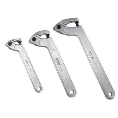 易尔拓月牙勾型扳可手调节4勾头扳手22-120FPYYT-9740