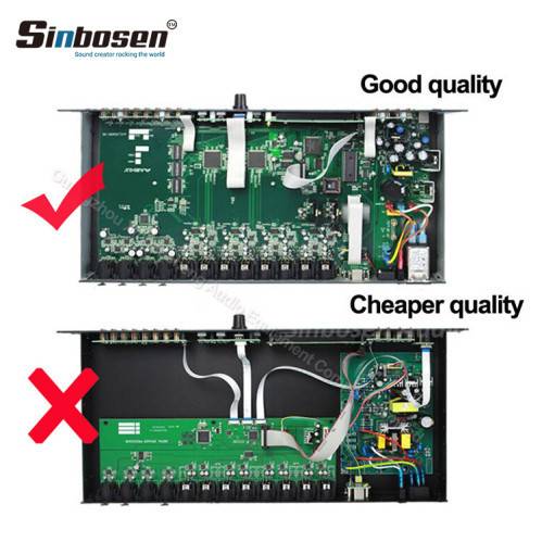 3.6SP3进6出专业数字音频处理器功放音响效果器立体声调音