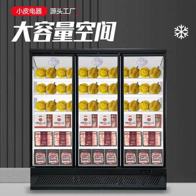 立749式冷柜商用冰柜速冻冷柜牛羊肉鲜展示藏冻柜超市保鲜冷榴莲