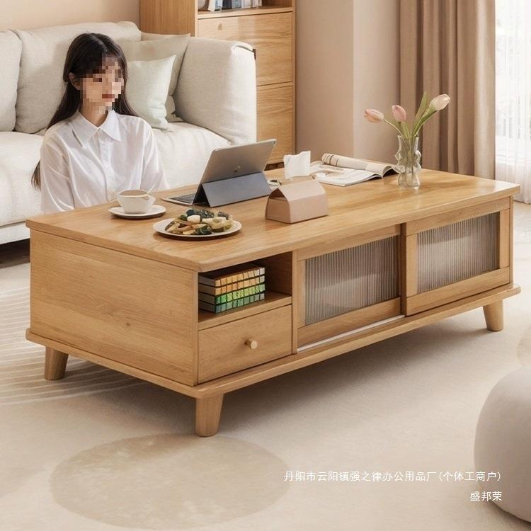 茶几客厅家用小户型简易沙发桌子实木新款简约现代阳台茶桌小茶台