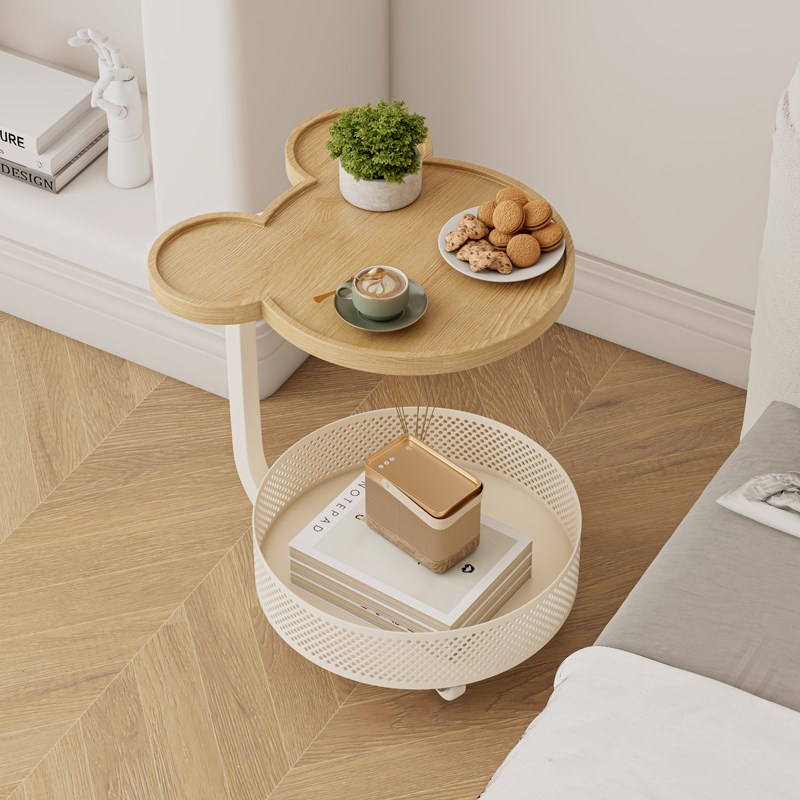 沙发边几轻奢高级k感客厅可移动小茶几小桌子家用创意小推车置物