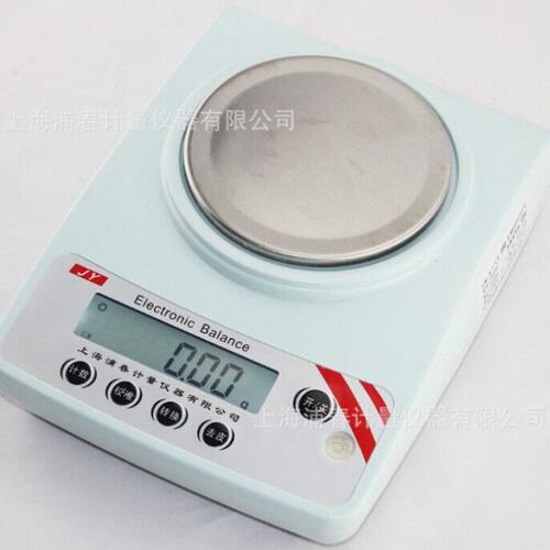 上海浦春电子天平1000g/0.1g实验室用电子称工业称精密天平电子秤