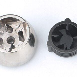 万卓WZ 768商用现磨豆浆机沙冰机搅拌机不锈钢蘑菇头齿轮配件