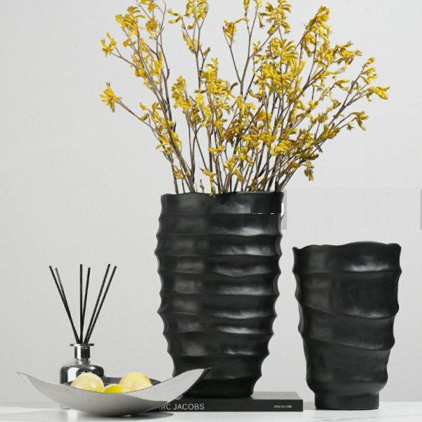 简约现代树脂花器摆件家居茶几电视柜花束花瓶样板房间软装饰品,家居饰品,花瓶,淘宝优惠券,粉丝福利购,淘宝优惠卷