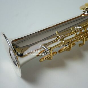 北京工匠SS 500S精品镀银bB高音一体直管萨克斯