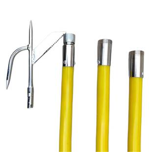 绝缘异物棒高压线路异物杆轨道勾取杆高空作业杂物清理器