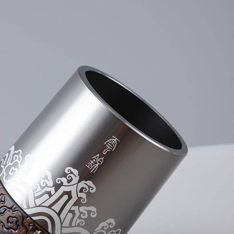 钢木茶道六君子配件家用泡茶工茶夹茶筒不锈钢高档茶道配件六件套