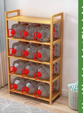 物多层杂物收纳厨房卧架室客厅阳台架落地式实木质置隔FWQ4R544断