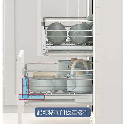 ?拉篮抽屉安装拉蓝70碗0蓝600不拉栏700厨房750橱柜80890锈钢920