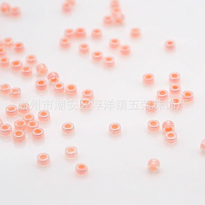 WR-10五荣连线珠玻璃米珠机绣玻璃散珠电脑机绣珠服装饰品辅料