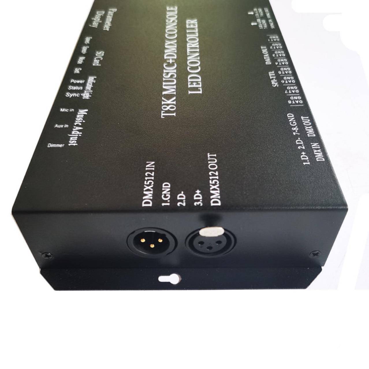 工厂T8K幻彩跑马灯乐控制M器D，X5音12幻彩音乐幻彩音乐控制器，