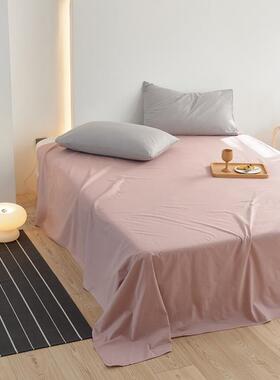 床单单件纯棉全棉10加厚双纯色人被20230426单件学生宿舍单人枕套