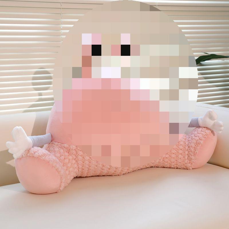 新款垫卡靠加厚加高靠枕办公室午腰睡可调节护靠背CNB可爱沙通发