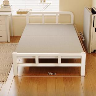 人床单家用折直叠床出床租房小床卧室加床一米二简易成人1米G57-S