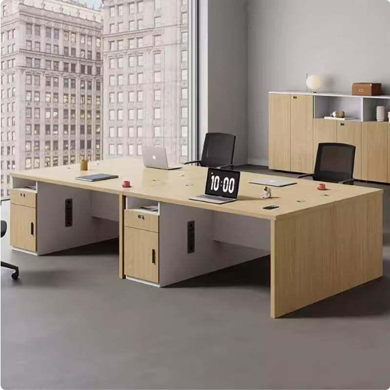 职员办公桌椅组合1.2米1.4米教师员工1人位工作办公室单人电脑桌