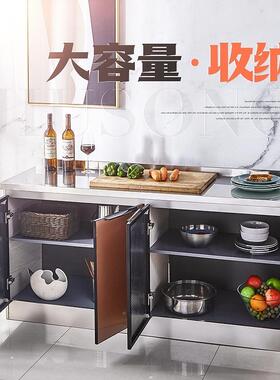 简易橱柜碗厨水房厨槽柜整体柜WNX组装柜家用经济型灶