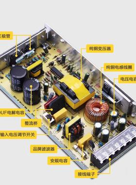 150W开关电源S-150-2S-150-12/5/436/512v214v5v宁波476明伟电源