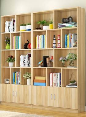 书架书家柜自由组置合物架用简约落地儿书架客厅简易收童NEA纳柜