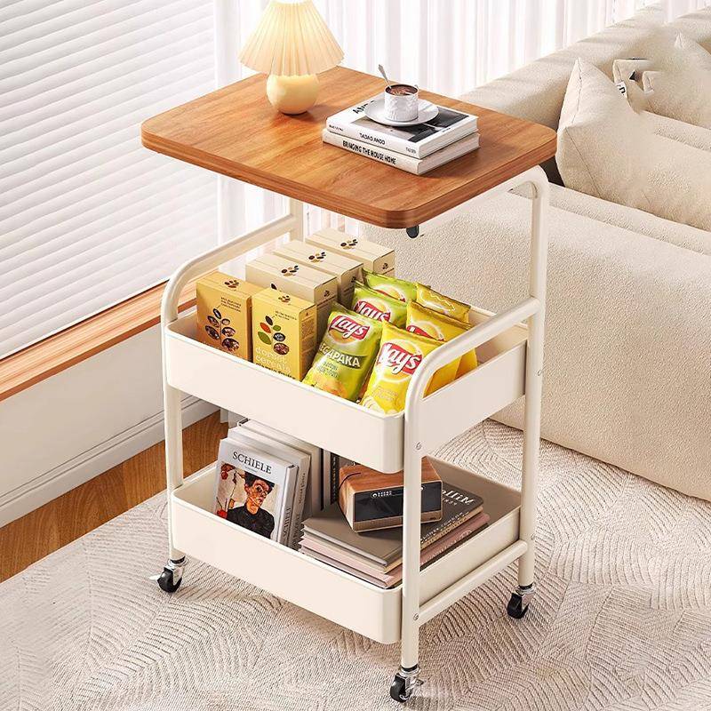 带桌板层可移动双茶纳几小推车边nanbao--带几客厅沙发收轮茶桌卧