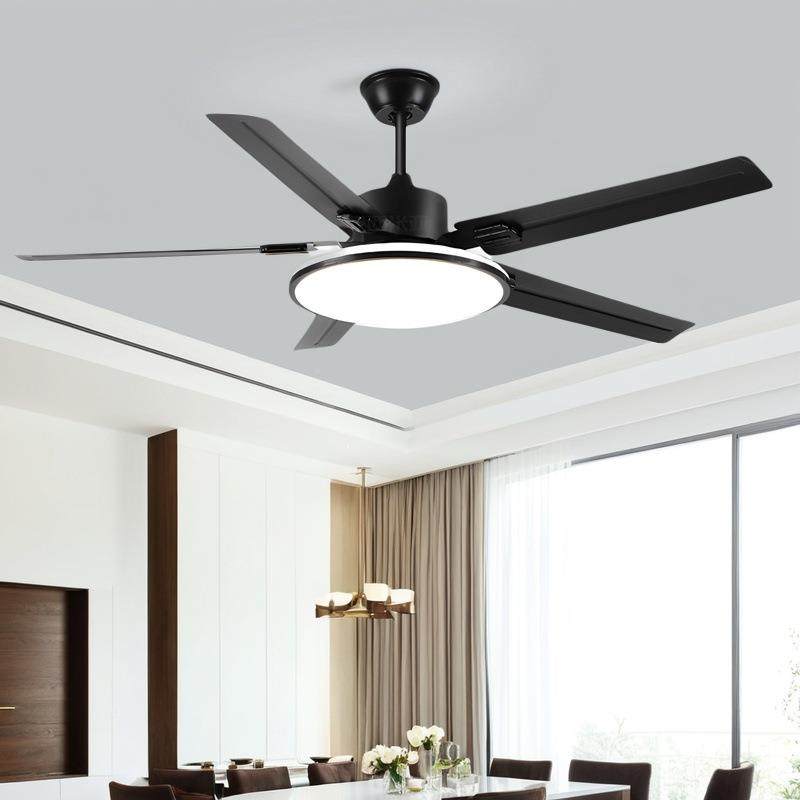 52寸五风884叶吊灯不钢家用客厅餐厅吊式扇带电扇锈吊灯一体护眼,家装灯饰光源,风扇灯,淘宝优惠券,粉丝福利购,淘宝优惠卷