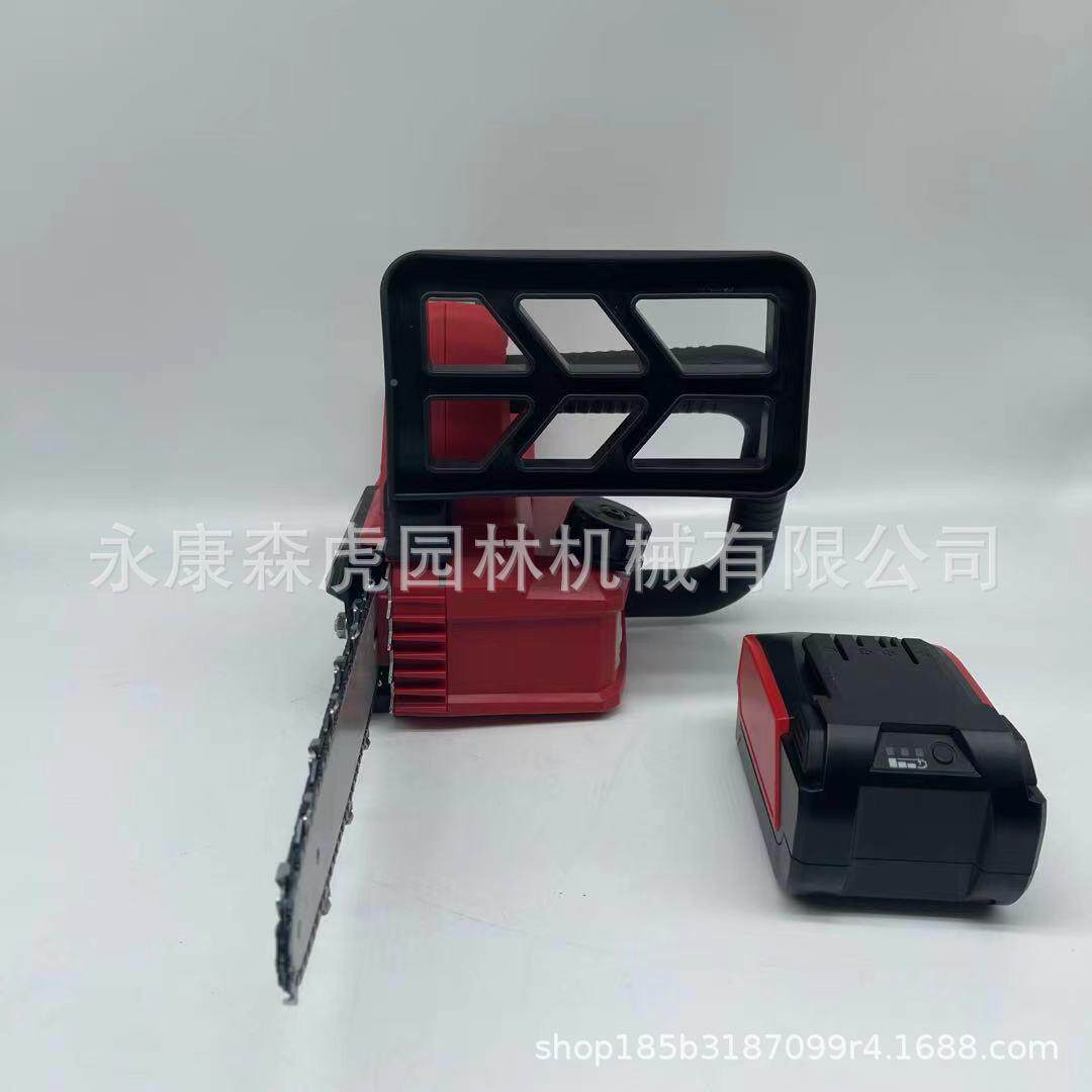锂电电链锯充链锯8寸单手锯伐木锯迷你电8INCH锯果修枝树锯户外小