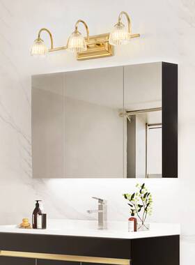 6R美式led镜前灯卫生间欧式浴室镜柜灯梳妆台灯洗手间镜灯化妆壁