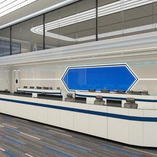 厂防家生产指789挥中心控制台安监控台作制台中控室控台调度操台