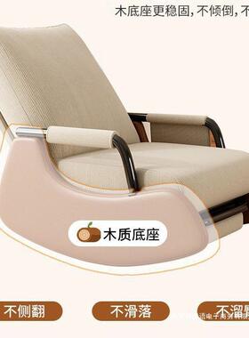 懒人沙发可躺可睡单UTQ摇摇椅躺椅椅折午休家叠人用阳台休闲子靠