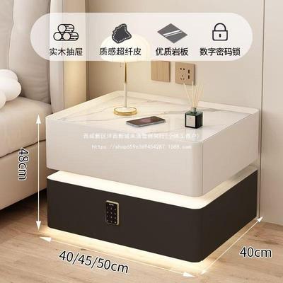 智能GEA悬浮床柜木简约实现代带灯无线头轻多功能奢