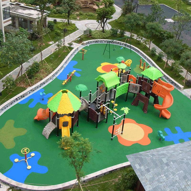 EDM地园垫游乐EPDM橡胶地垫公小区塑胶地P垫ITH场EPDM安全地垫