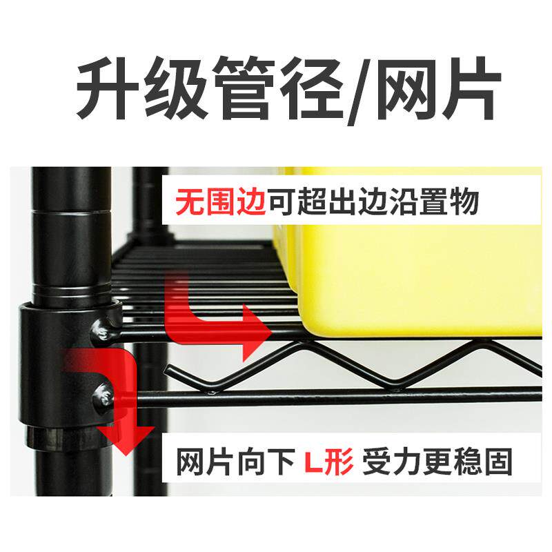 BTV4架重型货置物架层落地多层收多纳架超市仓库F76MMTH9家用功能