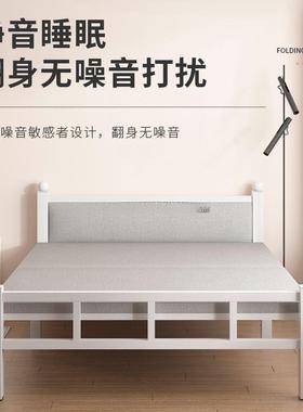 折叠床单人床家携用易TUR便简板床出租房铁床办公室午休午睡床木