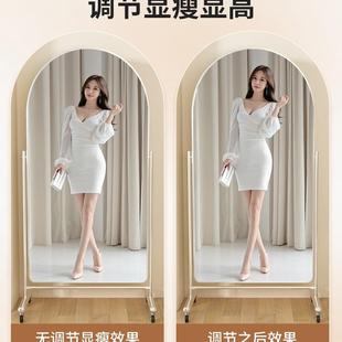 镜子全可身镜试移动地镜家OTN用服装店衣镜网红拍照穿衣镜显落瘦
