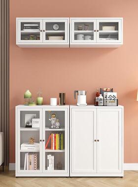 2I璃门书柜储物柜现代简约展示玻柜儿置童书架SOJ架落物地防尘铁