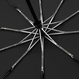 PARACHSE木弯柄全自动十骨030T记忆A布双人雨伞自开收抗风781伞伞