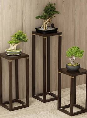 花54851架置物架阳台台落地式室内客厅饰摆花实木多层多件肉装花