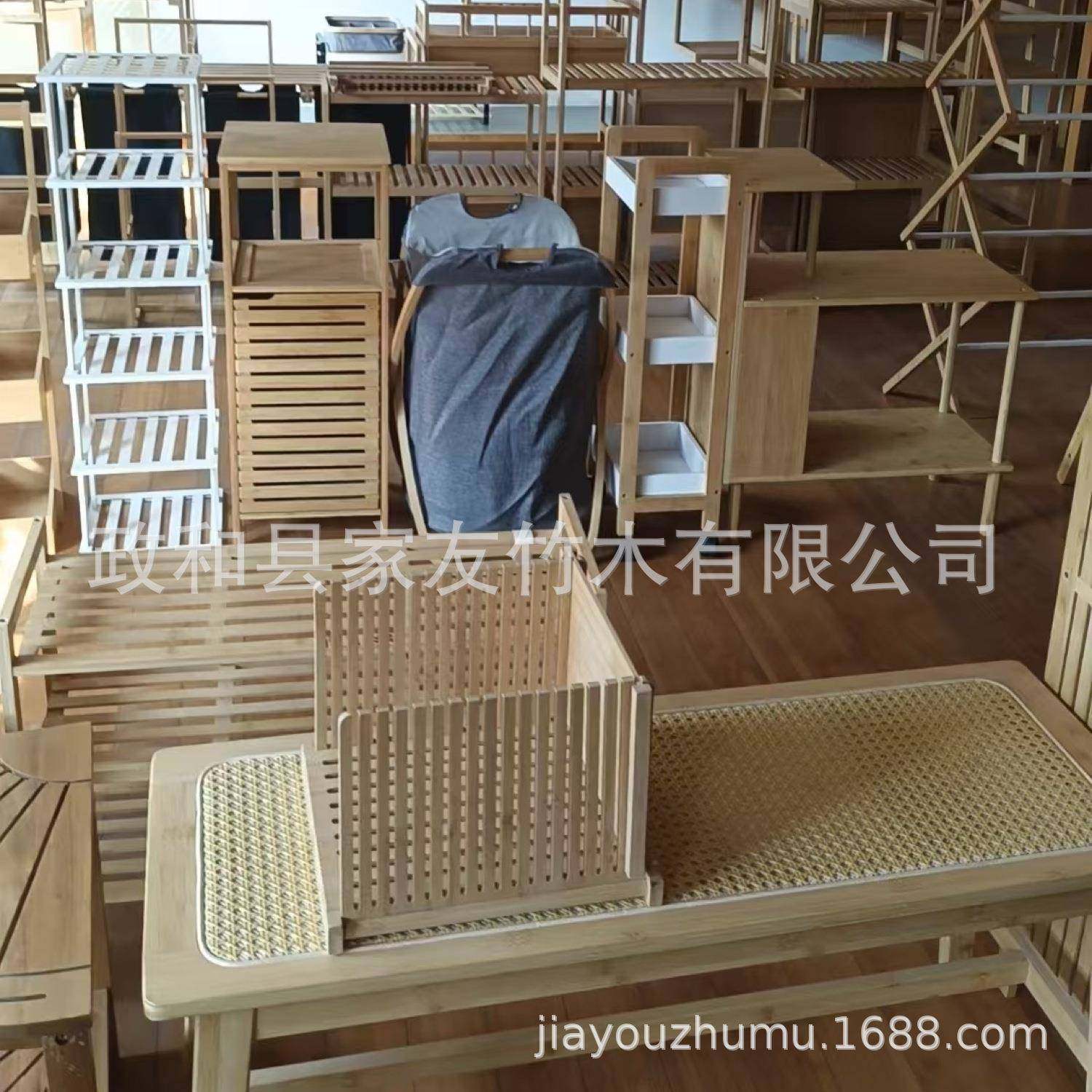 竹厨房88851008置物架微波炉架收纳调味楠料用品落地多层实架烤子