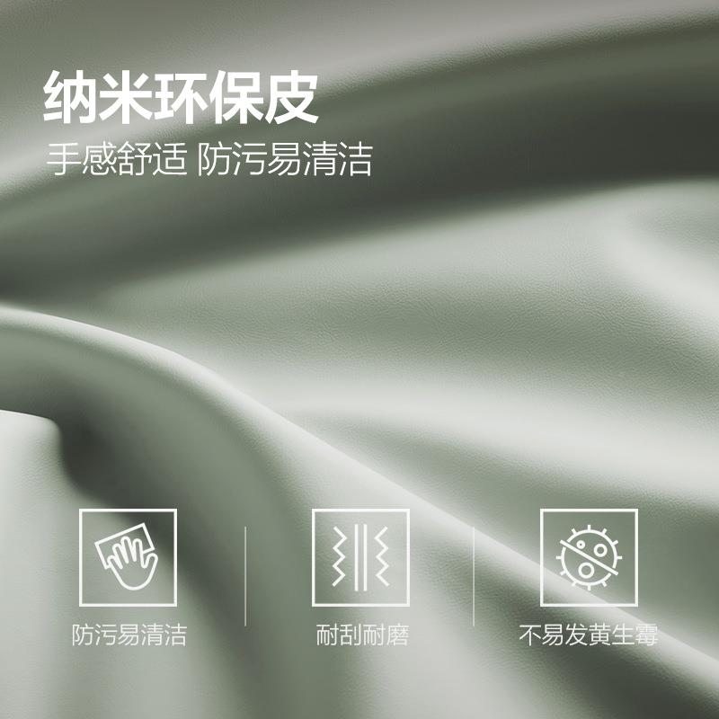86约M0轻奢简现QM20-NT3代床头柜边物双抽床柜皮储质卧室置物储藏