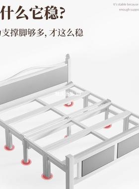 折叠双床2人床1米5G101-S单人床1米家结实耐用床出租房用成人简易