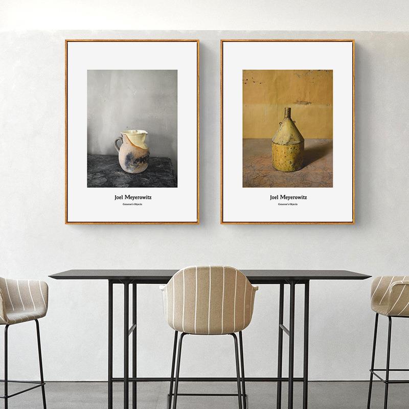 美式复古餐厅墙面装景饰画客油厅壁画工y04061作室背挂画画画复古