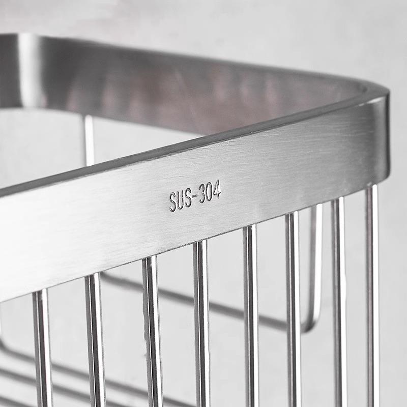 30F-0034不钢置物厕架网篮所淋浴浴室卫生间壁挂免打孔收纳洗锈房