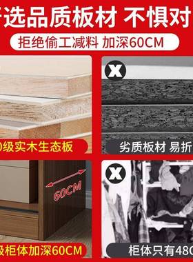 全实木衣柜家用卧室拉门大经AYX济型出租童房用收推纳儿储物衣橱