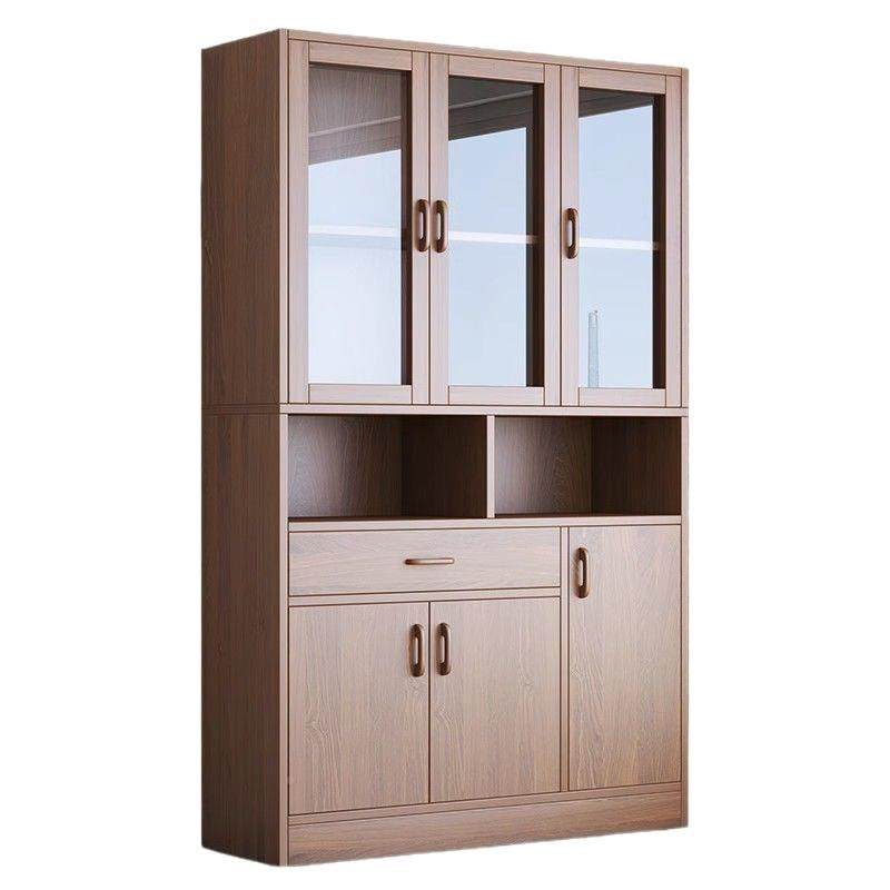 多层储物柜文收纳示柜书架落地置物架家办ROJ件公室柜子靠用墙展