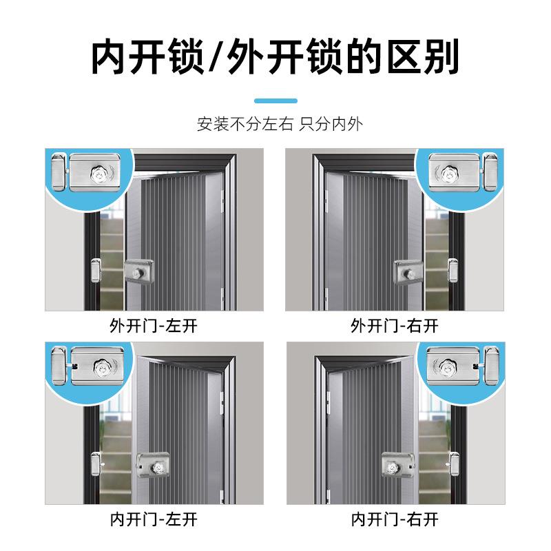 楼机门禁电控宇锁小区灵动静音锁灵性AXL-A锁电锁智能锁防门盗牛