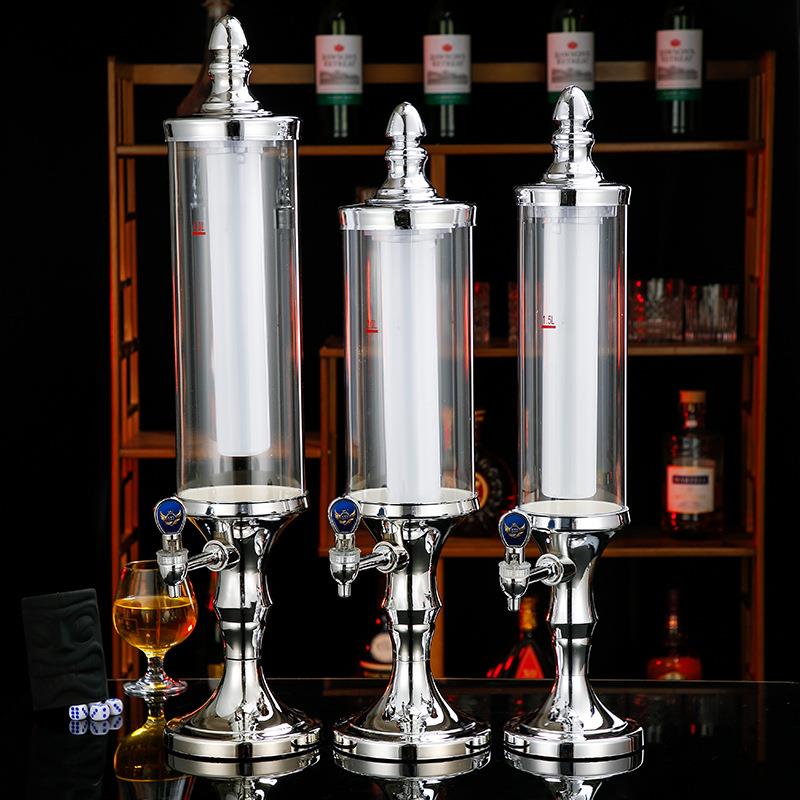 发光扎酒炮创3L青岛扎啤酒炮带龙意可乐桶容头R2514器5L耐摔果汁