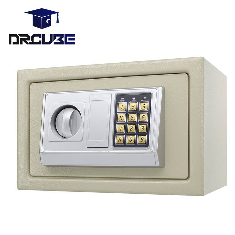Dr.cube 保险柜-25EA型号 小型电子防盗酒店床柜办公可存钱保险箱