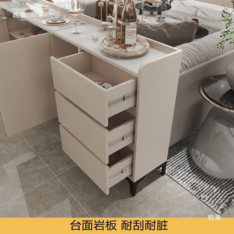 简客厅3岩板餐柜边沙发靠背柜约现代横厅隔断柜0餐边柜-1cm后背柜