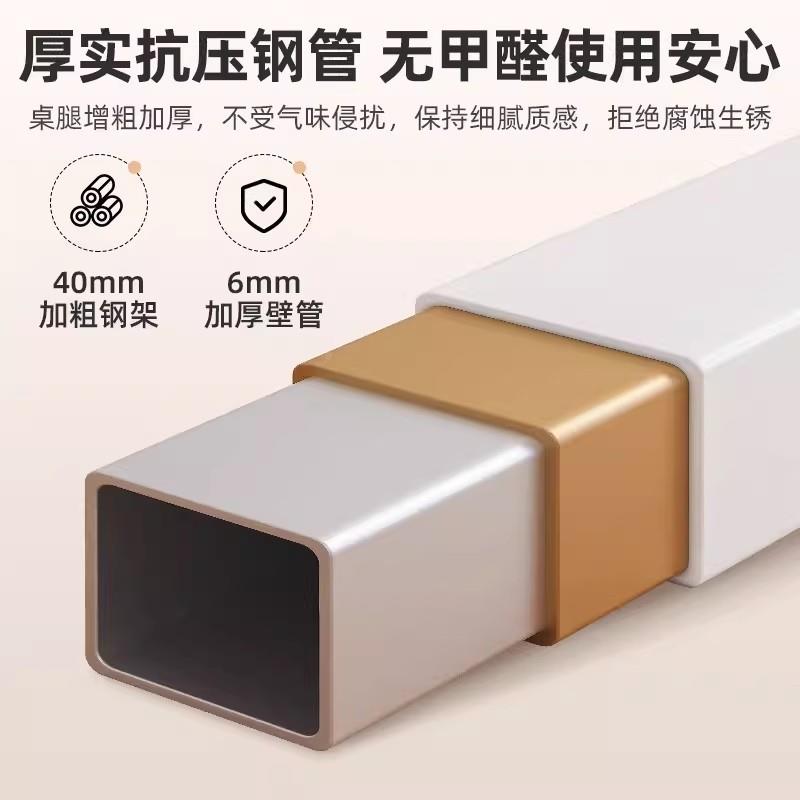 脑电桌台式白色A657BO2电竞桌单人字简易写桌简约现代小型卧户室